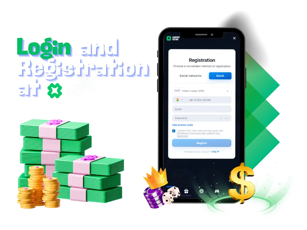login and registration
